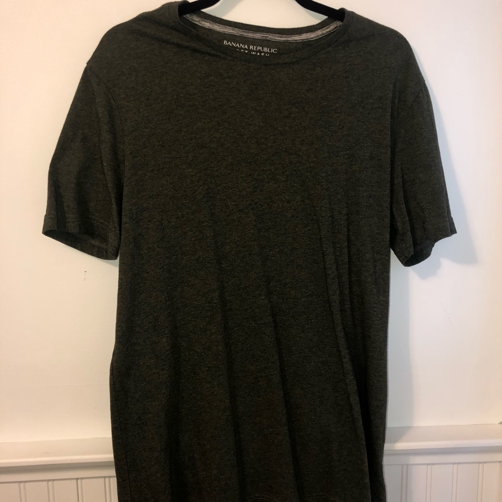 Dark Green Banana Republic Shirt